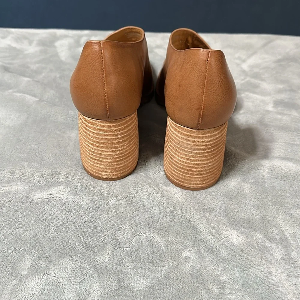 Kork-Ease Women's Tan Leather Block Heel Pump
